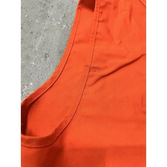 Vintage Walmart Employee Uniform Store Vest Orange "Always" Size Large - Picture 4 of 9